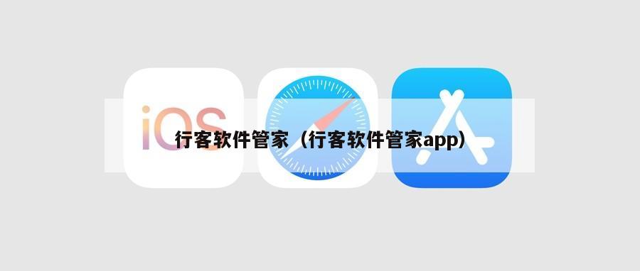 行客软件管家（行客软件管家app）