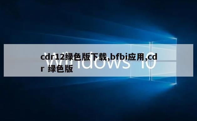 cdr12绿色版下载,bfbi应用,cdr 绿色版