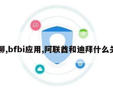 阿聊,bfbi应用,阿联酋和迪拜什么关系