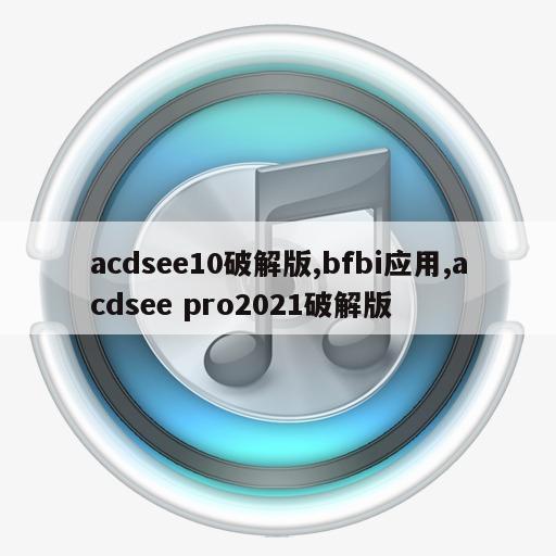 acdsee10破解版,bfbi应用,acdsee pro2021破解版